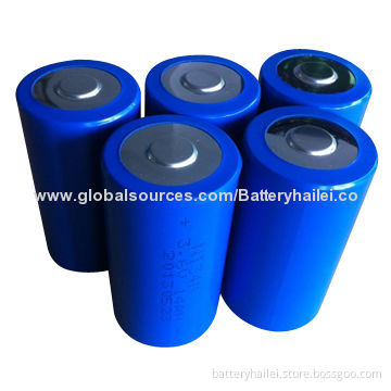 Primary Li-SOCl2 Batteries with 3.6V Voltage and 14,500mAh Capacity, Used for Digital Cameras